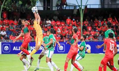 মালদ্বীপের বিপক্ষে হেরেছে বাংলাদেশ