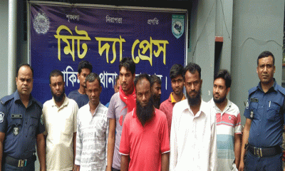 হিলিতে সাজাপ্রাপ্ত ৯ আসামী আটক