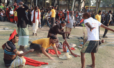 ফুলবাড়ীতে তন্ত্রমন্ত্রের ‘পাতা খেলা’