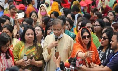 নির্বাচনের আগ পর্যন্ত বিএনপিকে প্রতিহতের ডাক তথ্যমন্ত্রীর  