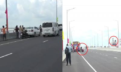 বিধি নিষেধ ভেঙে পদ্মা সেতুতে যানবাহন থামিয়ে সেলফি-ফটোসেশন