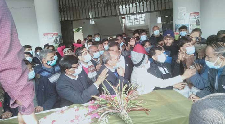 উপাচার্যের আশ্বাস, ৫ লাখ টাকা পেল হিমেলের পরিবার