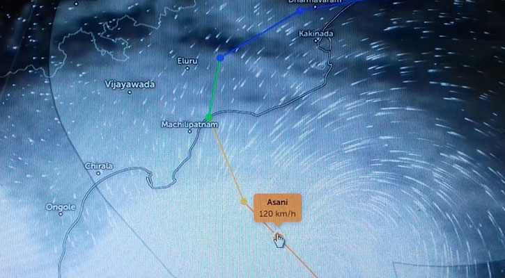 গতিপথ বদলেছে ‘অশনি’, সমুদ্রবন্দরে হুঁশিয়ারি সংকেত