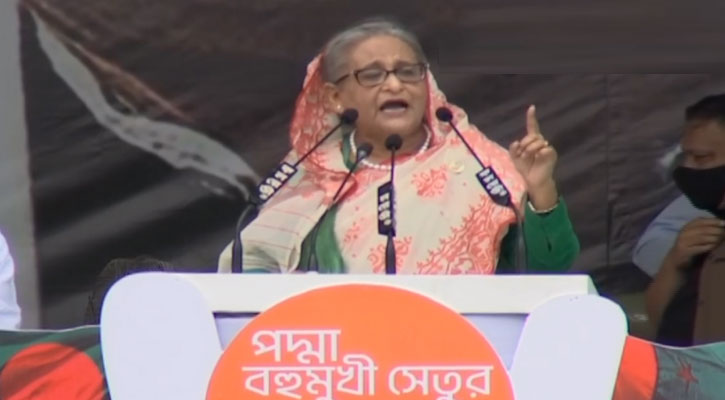 ‘খালেদা জিয়া আসুন, দেখে যান পদ্মা সেতু হয়েছে’