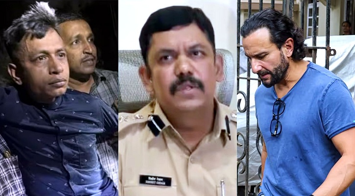 সাইফ আলি খানের ওপর হামলা চালানো যুবক বাংলাদেশি : মুম্বাই পুলিশ