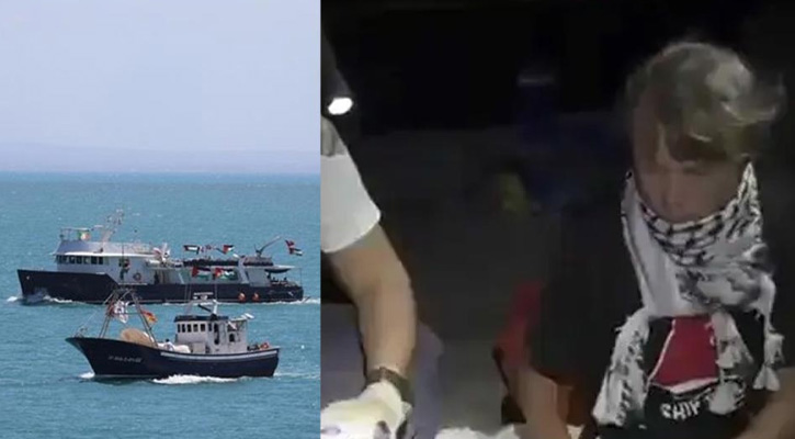 গাজাগামী সুমুদ ফ্লোটিলা থেকে গ্রেটা থুনবার্গসহ কয়েকজন আটক