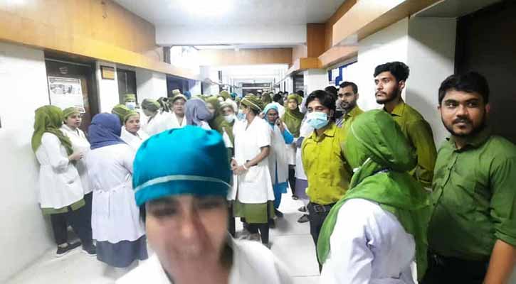 চিকিৎসকের হাতে নার্স লাঞ্ছিত, কর্মবিরতিতে নার্সরা