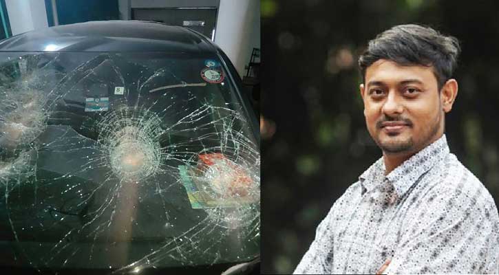 কুষ্টিয়ায় নাসীরুদ্দীন পাটওয়ারীর ওপর হামলা, গাড়ী ভাঙচুর