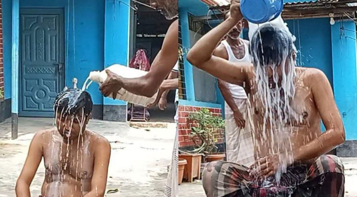 দুধ দিয়ে গোসল করে বিএনপি ছাড়লেন তোতা মিয়া, জানা গেল রহস্য