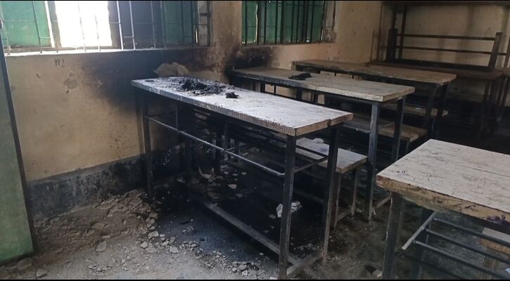 নেত্রকোনায় ৫ ভোট কেন্দ্রে দুর্বৃত্তদের অগ্নিসংযোগ