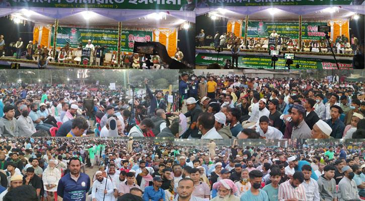 তিতাসে দাঁড়িপাল্লা‍‍`র নির্বাচনী জনসভায় জনতার ঢল