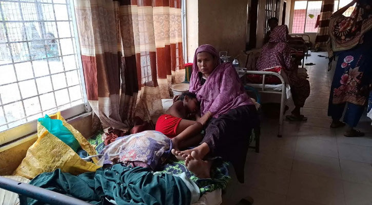 রাজবাড়ীতে হামের উপসর্গ নিয়ে ২৪ ঘণ্টায় নতুন ৭ শিশু ভর্তি