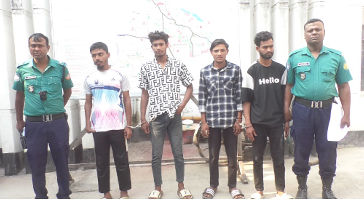 রংপুরে হত্যা ও মাদক মামলায় ৪ জন গ্রেফতার