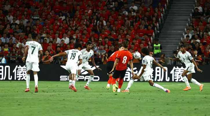 হংকংয়ের বিপক্ষে ১-১ গোলে ড্র করল বাংলাদেশ