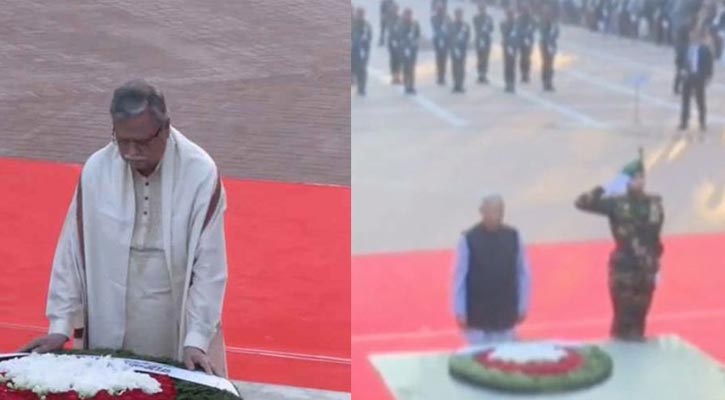 শহীদ বুদ্ধিজীবীদের প্রতি রাষ্ট্রপতি ও প্রধান উপদেষ্টার শ্রদ্ধা