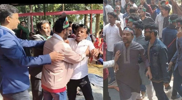 চবি ক্যাম্পাসে উত্তেজনা, ভিপির দিকে তেড়ে গেল ছাত্রদল সভাপতি