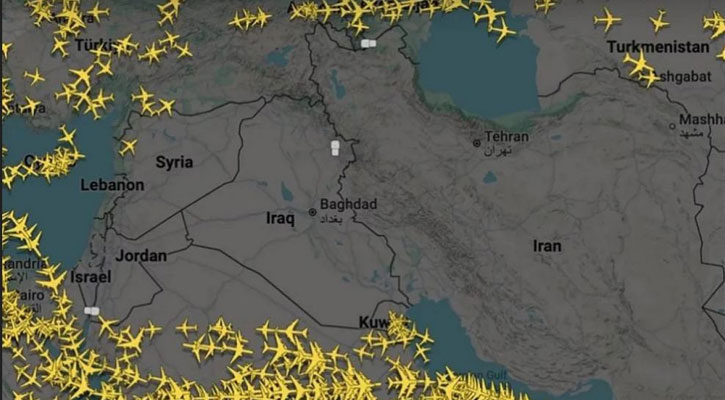 মধ্যপ্রাচ্যের সব ফ্লাইট বন্ধ ঘোষণা