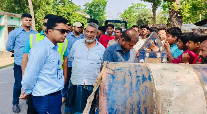 চুয়াডাঙ্গায় অবৈধ ডিজেল পরিবহনে জরিমানা