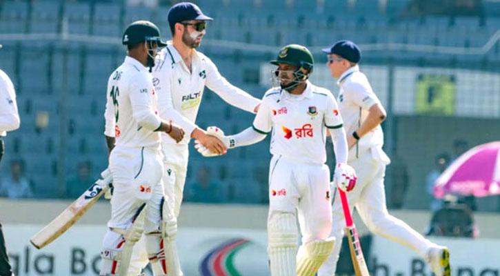বড় জয়ে মুশফিকের শততম টেস্ট হয়ে রইল স্মরণীয়
