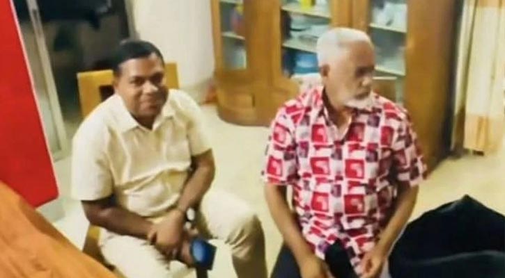 জামিন পাওয়া আ.লীগ নেতার বাসায় মিষ্টি নিয়ে গেলেন বিএনপি নেতা