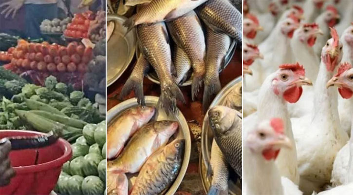 মাংসের দাম কমলেও বেড়েছে সবজি-মাছের দাম