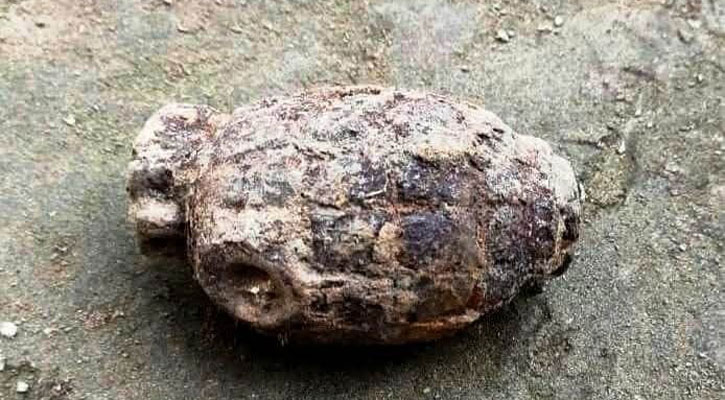 জমি খুঁড়তে গিয়ে মিলল পরিত্যক্ত গ্রেনেড, এলাকায় আতঙ্ক