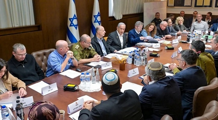 গাজা  দখলের পরিকল্পনা ইসরায়েলি মন্ত্রিসভার অনুমোদন