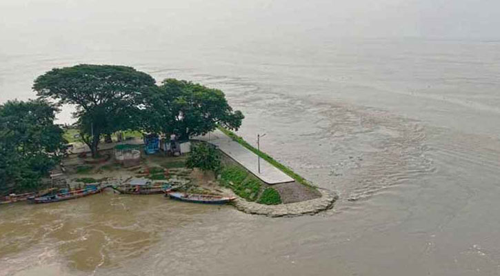 রাজশাহীতে পদ্মার পানি বৃদ্ধি, নিম্নাঞ্চল প্লাবিত