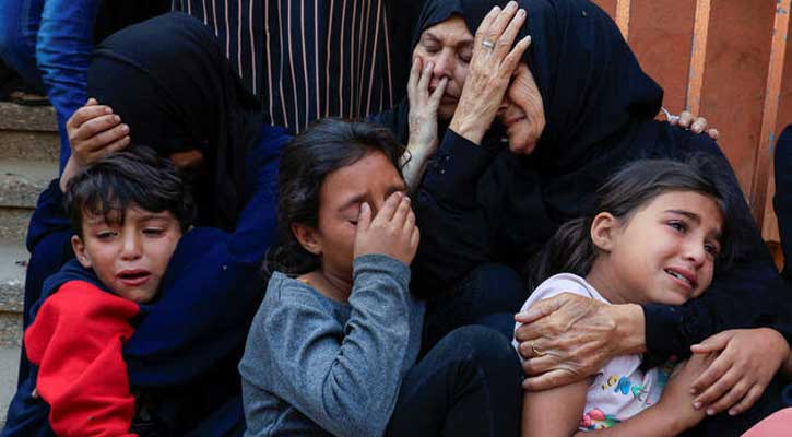 ইসরায়েলি হামলায় একদিনে গাজায় নিহত ৯১ ফিলিস্তিনি