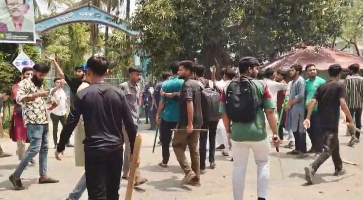 ঈশ্বরদীতে ছাত্রদল-শিবির সংঘর্ষের ঘটনায় পাল্টাপাল্টি মামলা