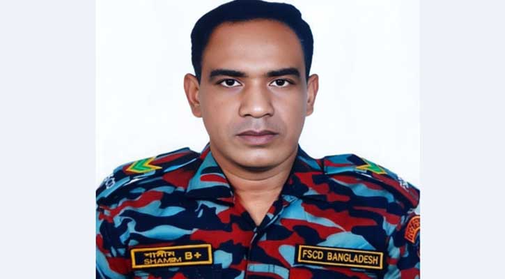 টঙ্গীতে আগুন নেভাতে গিয়ে প্রাণ হারালেন ফায়ার সার্ভিস কর্মী শামীম