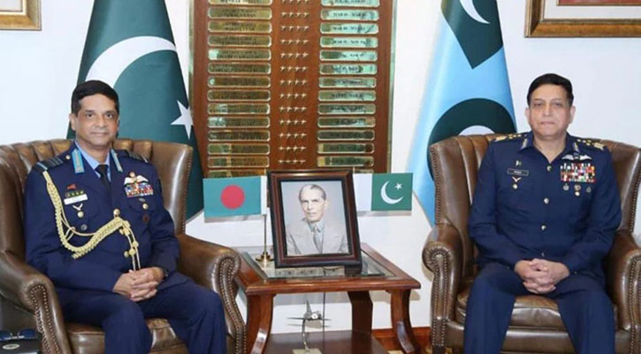 বাংলাদেশ-পাকিস্তান বিমানবাহিনীর বৈঠকে যুদ্ধবিমান নিয়ে আলোচনা