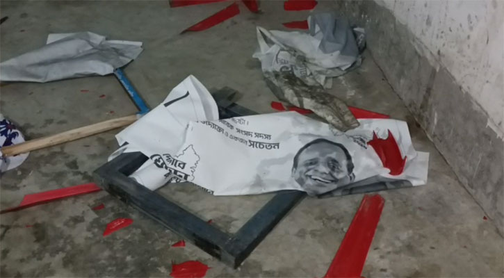 বাগেরহাটে স্বতন্ত্র প্রার্থীর নির্বাচনী কার্যালয়ে হামলা-ভাঙচুরের অভিযোগ