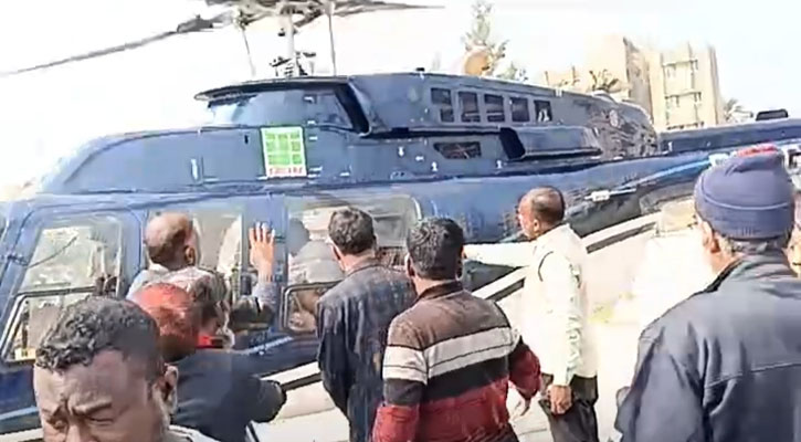 সন্ত্রাসী হামলায় গুরুতর আহত বিএনপি নেতা হেলিকপ্টারে ঢাকায়