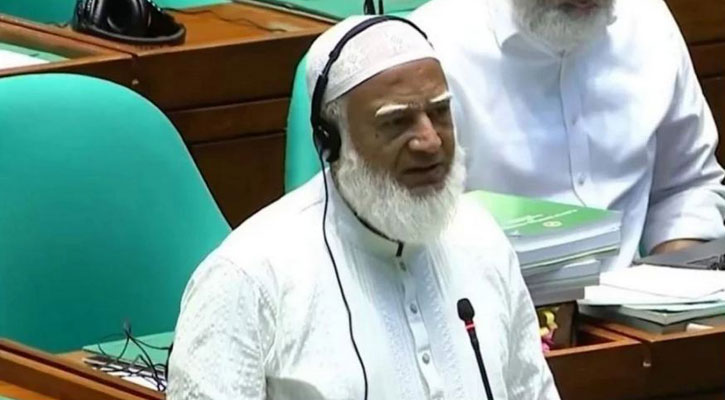 সংসদে জামায়াত আমিরের যে বক্তব্যে টেবিল চাপড়ালেন সবাই