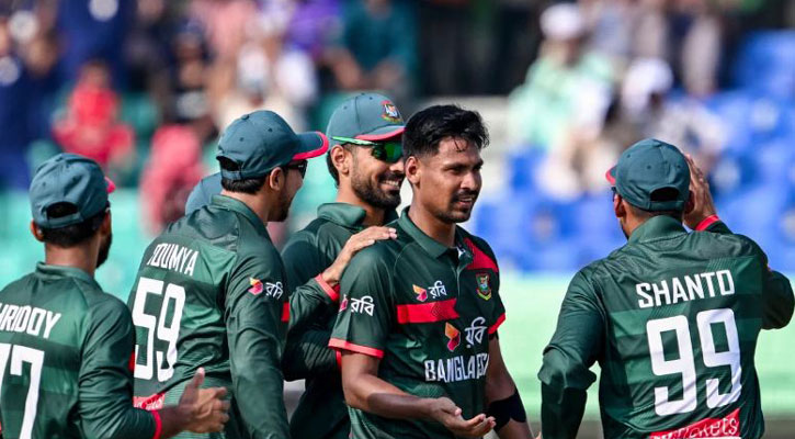 মোস্তাফিজের জাদুতে নিউজিল্যান্ডকে হারিয়ে সিরিজ জিতল বাংলাদেশ