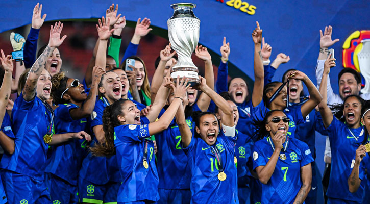 কোপা ফাইনালে কলম্বিয়াকে হারিয়ে চ্যাম্পিয়ন ব্রাজিল