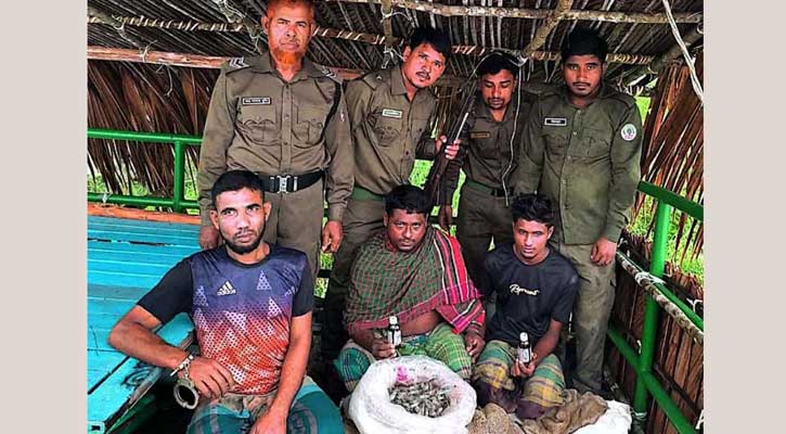 বিপন্ন সুন্দরবন: বিষ প্রয়োগে মাছ শিকার, ধরা পড়ল বনদস্যুরা