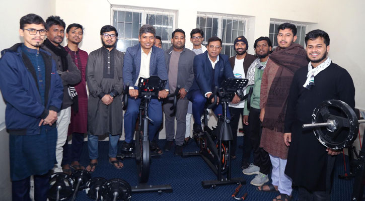 ঢাবির জসীম উদ্দীন হলে অভ্যন্তরীণ ক্রীড়া প্রতিযোগিতা ও জিমনেসিয়াম উদ্বোধন