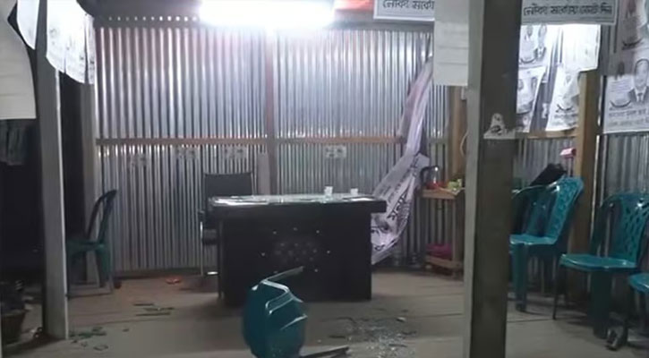 মুন্সীগঞ্জে নির্বাচনি ক্যাম্পে হামলা চালিয়ে নৌকা সমর্থককে গুলি করে হত্যা