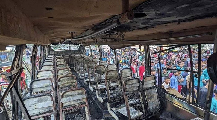 ২৪ ঘণ্টায় ১২ যানবাহ‌নে আগুন