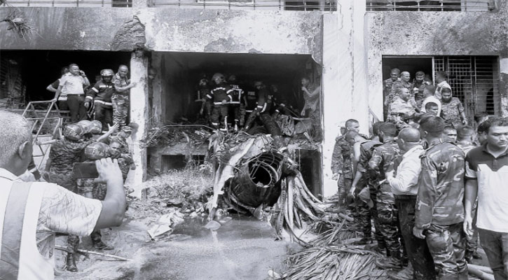 উড্ডয়নের ১২ মিনিটের মধ্যেই বিধ্বস্ত হয় বিমানটি