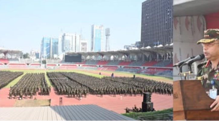 নির্বাচনকে কেন্দ্র করে রাজধানীতে সেনাক্যাম্প পরিদর্শনে সেনাপ্রধান