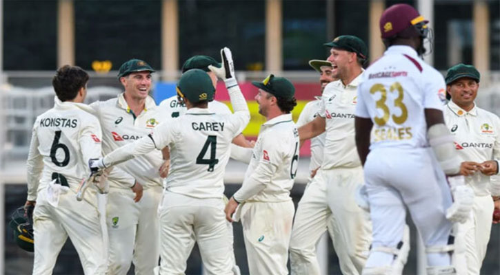 দুর্দান্ত প্রত্যাবর্তন অস্ট্রেলিয়ার, তিনদিনেই টেস্ট জয়