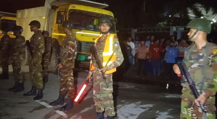 সাদা পাথর উদ্ধারে যৌথ বাহিনীর অভিযান