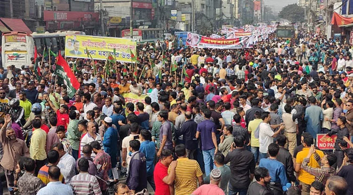 ঢাকা ছাড়া সব মহানগরে বিএনপির পদযাত্রা আজ