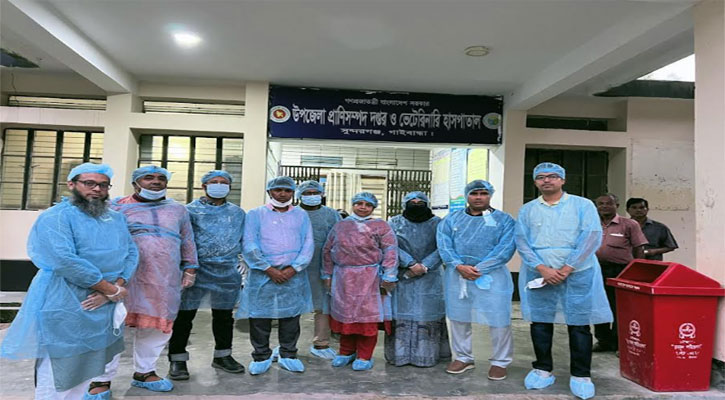 অ্যানথ্রাক্স আক্রান্ত এলাকায় তদন্তে বাকৃবি গবেষক দল