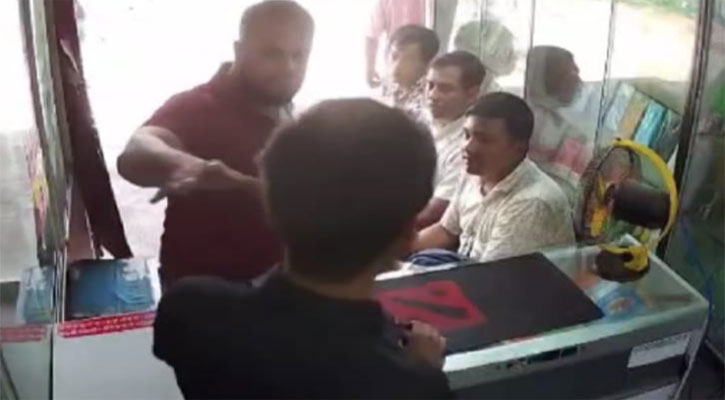 হুমকি দিয়েই দোকান কর্মচারিকে এসআইএ’র চড়-থাপ্পড়