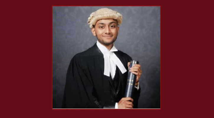 ২১ বছর বয়সেই ব্যারিস্টার, কে এই বাংলাদেশি তরুণ?