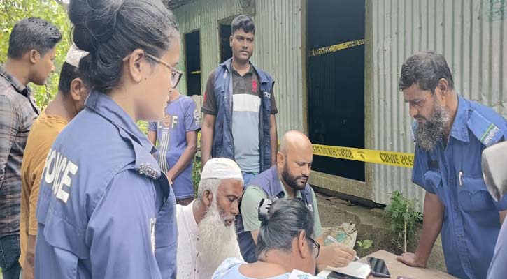 বরগুনায় স্ত্রীর গলাকাটা লাশ ও স্বামীর গলায় ফাঁস লাগানো মরদেহ উদ্ধার 